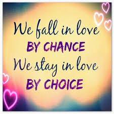 love is a choice